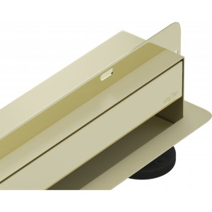 Mexen Flat Wall odpływ liniowy ścienny 2w1 120 cm złoty - 1530120