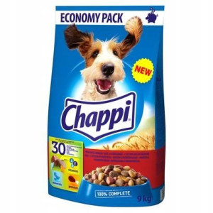 CHAPPI karma sucha z WOŁOWINĄ i WARZYWA 9 kg