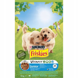 FRISKIES JUNIOR karma sucha KURCZAK WARZYWA 8kg