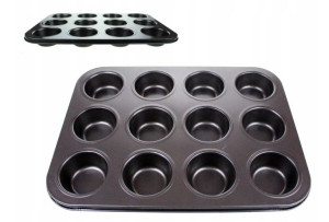 Forma Blacha Do Pieczenia Babeczek Muffinek 12