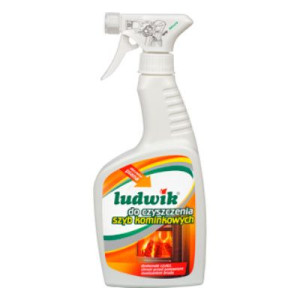 LUDWIK Płyn do mycia szyb kominkowych Spray 500ml