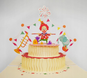 Kartka 3d URODZINY birthday JOKER Prezent 3D