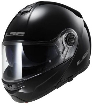 Kask motocyklowy LS2 FF325 Strobe Solid XL czarny męski