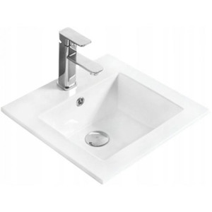 Mexen Stella umywalka wpuszczana w blat 41 x 41 cm biała - 25454100