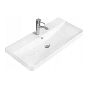 Mexen Dagna umywalka wpuszczana w blat 81 x 39 cm biała - 21998000