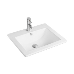 Mexen Lora umywalka wpuszczana w blat 53 x 46 cm, biała - 25365300