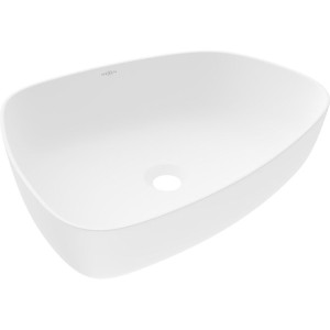 Mexen Ono umywalka nablatowa z konglomeratu 51 x 39 cm, biała - 23045101
