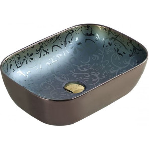 Mexen Rita umywalka nablatowa 45 x 32 cm zielona - 21084556