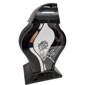 Znicz Kapliczka HK-51 Faraon Róża 36cm Srebrny