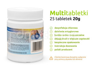 Tabletki Multifunkcyjne Do Basenu 0,5kg