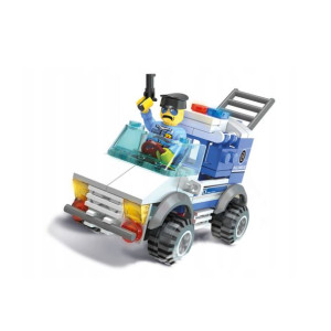 Klocki Policja My Police 2w1 101 El Auto Patrolowe