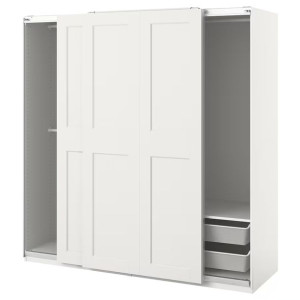 IKEA PAX/GRIMO Kombinacja szafy biały 200x66x201 cm