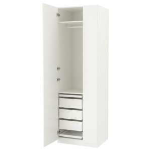 IKEA PAX/FORSAND Kombinacja szafy biały 75x60x236 cm