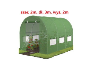Tunel foliowy ogrodowy SZKLARNIA 6 m² 300x200cm FOLIA UV