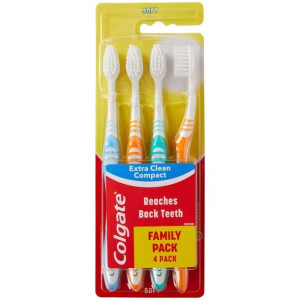 COLGATE Szczoteczki Extra Clean Compact Soft 4 szt
