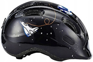 Kask rowerowy dziecięcy Abus Smiley 2.0 rozmiar S (45-50cm) Space czarny