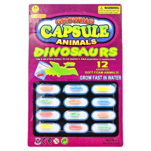 Magiczne Kapsułki do kąpieli - Rosną w wodzie! - Dinozaury