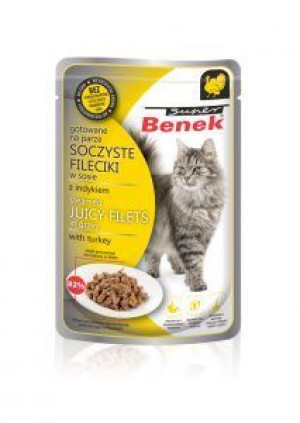 Karma Super Benek Soczyste Fileciki Z Indykiem W Sosie Saszetka 85g