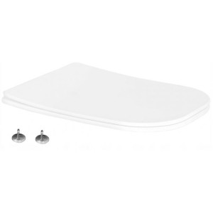 Mexen deska wolnoopadająca slim, duroplast, biała - 39090100