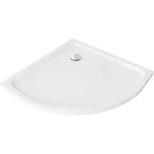 Mexen slim brodzik półokrągły 90 x 90 cm, biały - 41109090
