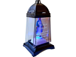 Znicz Rodzice Rodzicom Kpl3 Czarny+figurka Led