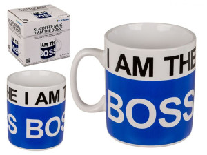 Kubek dla Szefa I am the BOSS XXXL 750ml