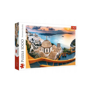 Puzzle Bajkowe Santorini Widok 1000 El Trefl