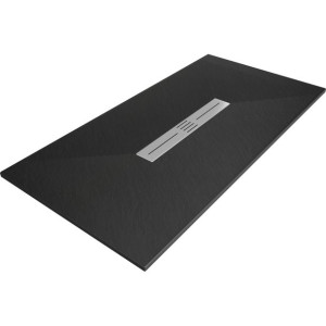 Mexen Toro brodzik prostokątny SMC 170 x 80 cm, czarny - 43708017