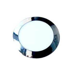Panel LED Slim V-TAC 24W LED Chrom Okrągły VT-2407CH 3000K 2000lm