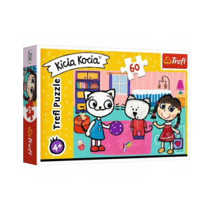 Puzzle Kicia Kocia Z Przyjaciółmi 60 El 17343 Trefl