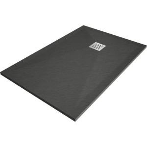 Mexen Stone+ brodzik kompozytowy prostokątny 100x80 cm, antracyt - 44718010