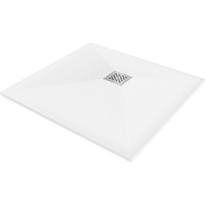Mexen Stone+ brodzik kompozytowy kwadratowy 70 x 70 cm, biały - 44107070