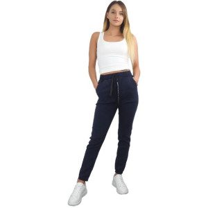 Spodnie Jeansy Joggery Damskie 1 Szt. Af 036nm Granatowy Xl/xxl