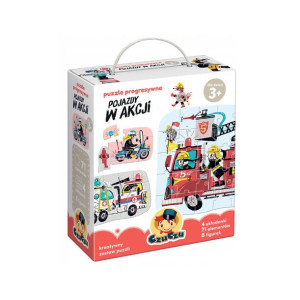 Puzzle Progresywne Pojazdy W Akcji 4w1 71el Czuczu