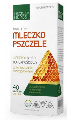 Medica Herbs mleczko pszczele royal jelly 300 mg