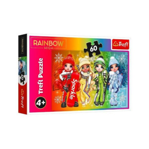 Puzzle Rainbow High Radosne Lalki 60 El Trefl 4+