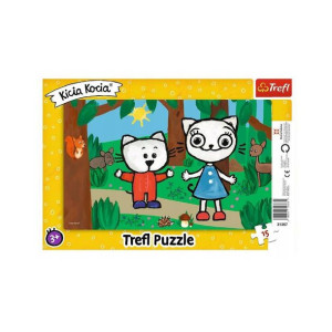 Puzzle Ramkowe Kicia Kocia W Lesie 15 El Trefl