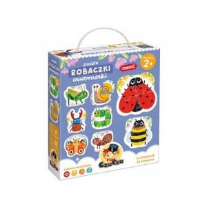 Puzzle Robaczki Czworaczki 32el Układanki Czuczu