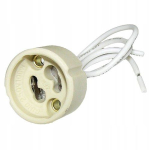 Oprawka do żarówki Gu10 Ceramiczna 230V Ip20