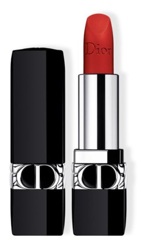 DIOR Rouge Dior Couture Colour Lipstick Floral Lip Care Long 999 Matte