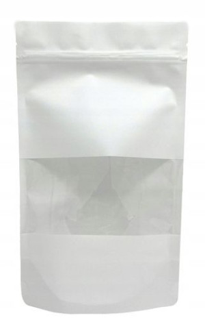 Doypack Torebka Papierowa Biała Woreczki 750ml 50s