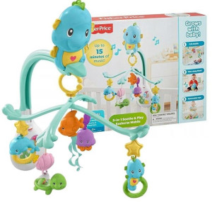 Fisher Price Karuzela 3w1 Konik Morski