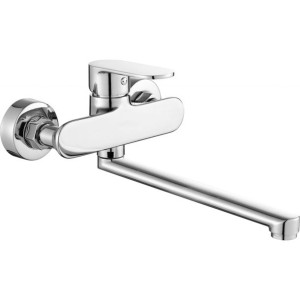 Mexen Milo bateria wannowa długa wylewka, chrom - 71335-00