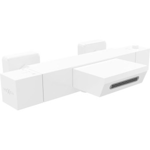 Mexen Cube termostatyczna bateria wannowa biała - 77360-20