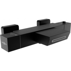Mexen Cube termostatyczna bateria wannowa czarna - 77360-70