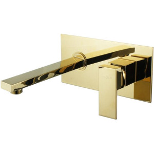 Mexen Cube bateria umywalkowa podtynkowa złota - 73115-50