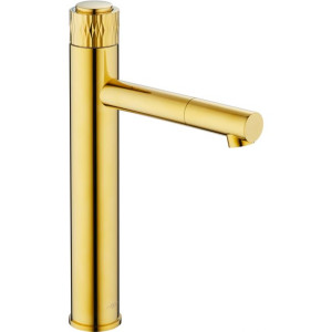 Mexen Diamond bateria umywalkowa wysoka złota - 71510-50