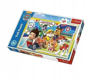 Psi Patrol: Wesoła Drużyna Puzzle maxi 24el. Trefl