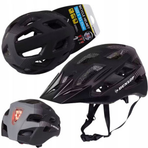 KASK ROWEROWY MĘSKI DAMSKI + Oświetlenie kasku PRO