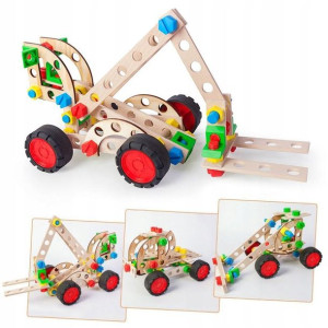 Mały Konstruktor Junior - 3w1 Wózek Widłowy